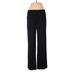 Ann Taylor Dress Pants - Super Low Rise: Black Bottoms - Women's Size 4 Petite