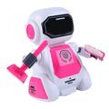 ERINGOGO 2 Pcs Early Education Robot Programmable Robot Rc Walking Robot Toy Mini Toys Boys Toys Electric Dancing Robot Rc Robot Toy Robot for Pink Abs Car Intelligent