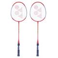 Yonex Badminton Racquet GR 303 With Extra Grip Pack Of 2 (Red)