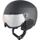 ALPINA Unisex - Adult, ARBER VISOR ski helmet, black matt, 54-58 cm