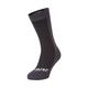 SEALSKINZ Unisex Waterproof Cold Weather Mid Length Sock - Black/Grey, Medium