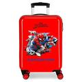 Marvel Spiderman Geo Red Cabin Suitcase 37 x 55 x 20 cm Rigid ABS Combination Lock 34 Litre 2.6 kg 4 Double Wheels Hand Luggage