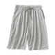 KOGORA Swimming Shorts Men Plus Size 7xl 8xl Casual Sleep Shorts For Men Casual Pajamas Shorts Summer Soft Five Points Cotton Beach Shorts-light Grey-xl
