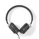 NEDIS On-Ear-Kopfhörer mit Kabel On-Ear-Kopfhörer mit Kabel | 3.5 mm | Seillänge: 1.20 m | Anthrazit/Schwarz Anthrazit/Schwarz 1.20 m, one-Size