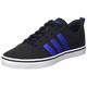 adidas Men's Vs Peace Low Sneakers, Black Core Black Team Royal Blue Footwear White, 12 UK