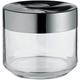 Alessi Julieta LC07 - Design Hermetic Kitchen Jar, Glass Body with Stainless Steel 18/10 Lid, 50 cl, Grey