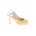 Jimmy Choo Heels: Ivory Shoes - Women's Size 36.5