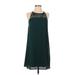 Maurices Casual Dress - Slip dress: Teal Solid Dresses - Women's Size X-Small