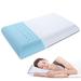 Alwyn Home Elyse Memory Foam Medium-Firm Support Cooling Pillow Memory Foam | 18 H x 16 W x 4 D in | Wayfair 25868AF1288D4AF1A8743ADF19D70726