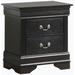 Wenty Glory Furniture Louis Phillipe G3150-N Nightstand, 24" H x 22" W x 16" D Wood in Black | 24 H x 22 W x 16 D in | Wayfair WFYUKI100712A