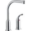 Elkay Everyday Kitchen Deck Mount Faucet with Remote Lever Handle Chrome - 2-1/4 x 9-3/4 x 11-1/2