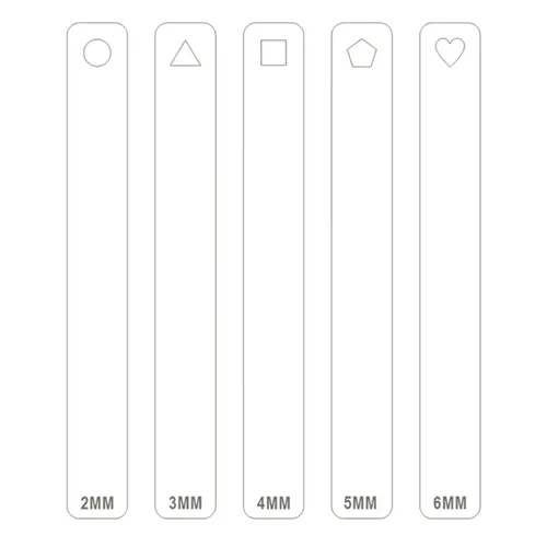 Tonstärkenlineal Tontiefenführung Töpferwerkzeuge für die Tonstärke von Töpferton