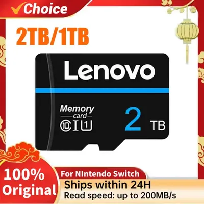 Lenovo 2TB SD-Speicher karte 128GB 512GB Micro-TF-SD-Karte 64GB 256GB 1TB SD/TF-Flash-Speicher karte