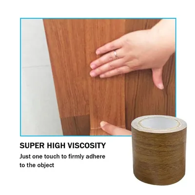 Realistische Holzmaserung Reparatur Aufkleber Wand boden Renovierung Klebeband Möbel Kleber Holz Image