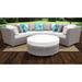 Florence 4 Piece Outdoor Wicker Patio Furniture Set 04a