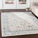 Annelie Teal & Grey Updated Traditional Area Rug - 8'10" x 12'4"