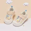 Dave Bella Kinder Mädchen Leinwand Schuhe Drucke Casual Turnschuhe blume dekoration Schuhe Apricot Kinder Schuhe Mädchen DB3222554