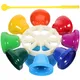 Class Bell Colorful Hand Rattles Notes Musical Toys Orff Percussion Instruments Children Baby Early