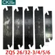 SPB ZQS 26-3 26-4 32-3 32-4 32-5 32-6 couteau de coupe à double tête plaque de couteau à rainurer