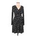 Hail3y:23 Casual Dress - Wrap: Black Hearts Dresses - Women's Size Medium