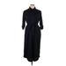 Banana Republic Factory Store Casual Dress - Shirtdress: Black Dresses - Women's Size X-Large Petite