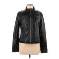MICHAEL Michael Kors Leather Jacket: Black Jackets & Outerwear - Women's Size Medium