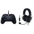 Razer Wolverine V2 - Kabelgebundener Gaming Controller für Xbox Series X/S + Xbox One + PC & BlackShark V2 mit USB Soundkarte - Premium Esports Gaming Headset Schwarz