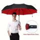Outdoor Umbrella, Double Layered Automatic 10-bone Large Windproof Business Men's Folding Umbrella