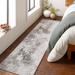 Calabasa 6'7" x 9'2" Modern Contemporary Bohemian Abstract Charcoal/Gray/Light Gray Area Rug - Hauteloom