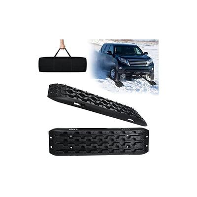 Sandbleche Offroad 2x Traktionsmatte Kunstoff Anfahrhilfe Recovery Board Tracks mit Image