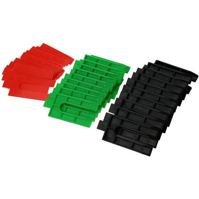 Easywork - 30 Unterlegkeile 1mm bis 6mm Montagekeile Möbelkeile Justierkeile Keile Image