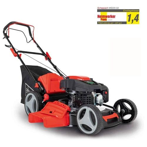 Benzin Rasenmäher MS225-53 6PS 6in1 mit Antrieb Breite 53cm - Scheppach