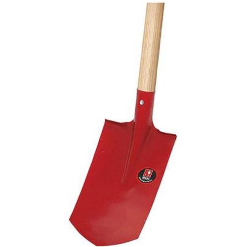 Spaten Kabelgrabenschaufel 16 cm Größe 1, Eschestiel 130 cm - Ideal