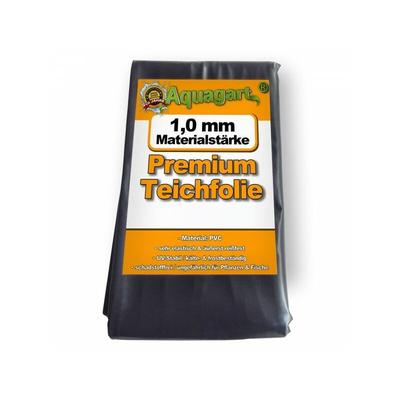 Aquagart - Teichfolie pvc 2m x 2m 1,0mm schwarz Folie für den Gartenteich