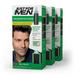 Just For Men Shampoo-In Color (Formerly Original Formula) Mens Hair Color with Keratin and Vitamin E for Stronger Hair - Real Black H-55 Pack of 3