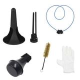 SIEYIO Trumpet Cleaning Kit Trumpet Brushes Mouthpiece Brush Valve Brush Clean Tools Musical Instrument Maintenance Care Parts