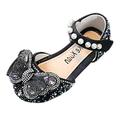 Fashion Summer Girls Sandals Dress Performance Dance Shoes Rhinestone Mesh Bow Pearl Hook Loop Princess Shoes Cute Toddler Sandals Toddler Water Shoe Shoes Size 1 Girls Toddler Jelly Sandals Size 8