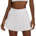 New Balance Women`s Novelty Pleated Tennis Skort White ( SMALL )