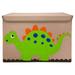 MKLZ Toy Chest Toy Bins for Kids Organizer Toddler Toy Storage Toy Box with Lid for Boys Girls Stuffed Toys Nursery Playroom (Dinosaur)