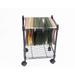 Hanging Folder on Wheels Storage Mobile Tier Baskets Organizer Heavy Duty Steel & eBook