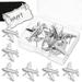 24pcs Airplane Push Pin Metal Map Pin Decorative Push Pin Thumb Tacks Cork Board Push Pin Stick Pin