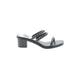 Dolce Vita Heels: Slide Chunky Heel Casual Black Shoes - Women's Size 6 - Open Toe
