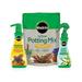 Miracle-Gro Indoor Potting Mix Indoor Plant Food & Leaf Shine - Bundle of Potting Soil (6 qt.) Liquid Plant Food (8 oz.) & Leaf Shine (8 oz.) for Growing Fertilizing & Cleaning Houseplants