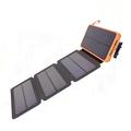 Outdoor Solar Power Bank Foldable Solar Charger with Waterproof LED Flashlight for Smartphones Tablets