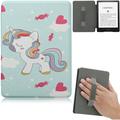 Artyond Case for Kindle Paperwhite 2021 PU Leather Hand Strap with Auto Sleep/Wake Case for 6.8 Kindle Paperwhite 11th Generation 2021 Release and Kindle Paperwhite Signature Edition Unicorn