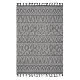 NAAR GUROS 4 x6 2 Area Rugs GREY/WHITE/Geometric Accent Power Loom Machine -Crafted Indoor Door Mat Non-Slip and Non-Shedding Throw Rug for Home Bedroom Kitchen Floor Bathroom Dining and Office