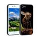 Compatible with iPhone SE 2020 Phone Case Nordic-fly-shape-pattern-230 Case Silicone Protective for Teen Girl Boy Case for iPhone SE 2020