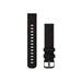 Garmin Quick Release Band - Strap for smart watch - 125-190 mm - slate hardware black pepper woven nylon - for Approach S40; Forerunner 245 55 645; Venu; vï¿½ï¿½ï¿½ï¿½ï¿½ï¿½voactive 3; vï¿½ï¿½ï¿½ï¿½ï¿½ï¿½vomove 3 HR Luxe Style