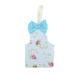 Pet Bird Diaper Waterproof Washable Pet Bird Pee Pad with Blue Flower Bow for Parrots Cockatiels Finches7.5x11cm Blue Flower