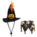 Set of 2 Halloween Pet Sets Halloween Pet Decoration Costume Decoration HolidayDark gold